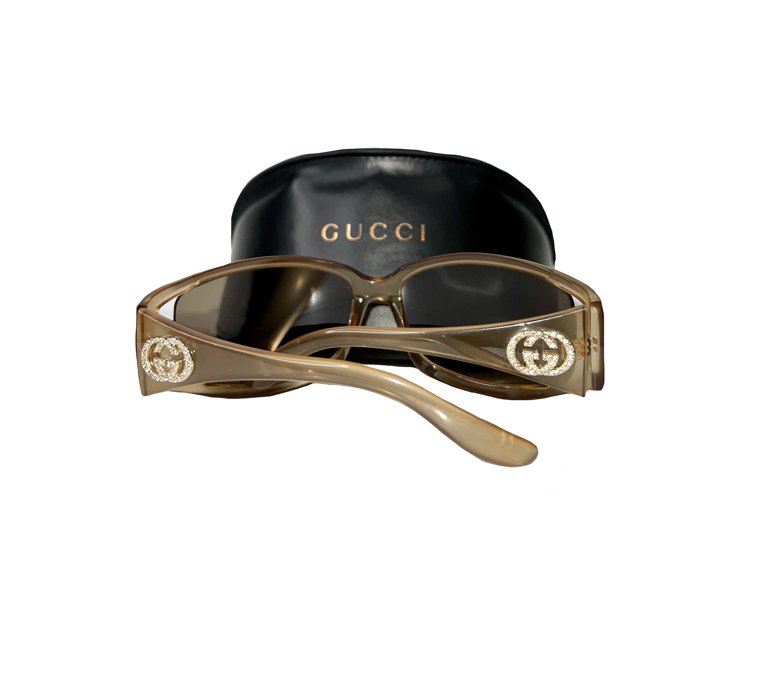 Gucci Crystal GG Logo 2989/S/ Strass Sunglasses | Shop Monique's